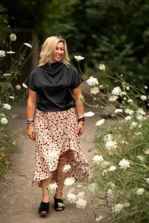Angelica Ruffle Midi Skirt