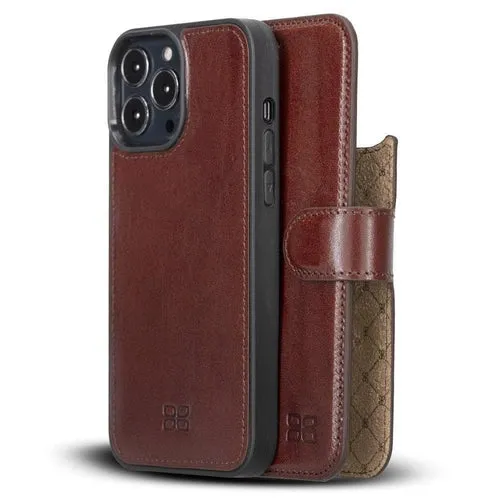 Apple iPhone 13 Series Colorful Detachable Leather Wallet Case - MW
