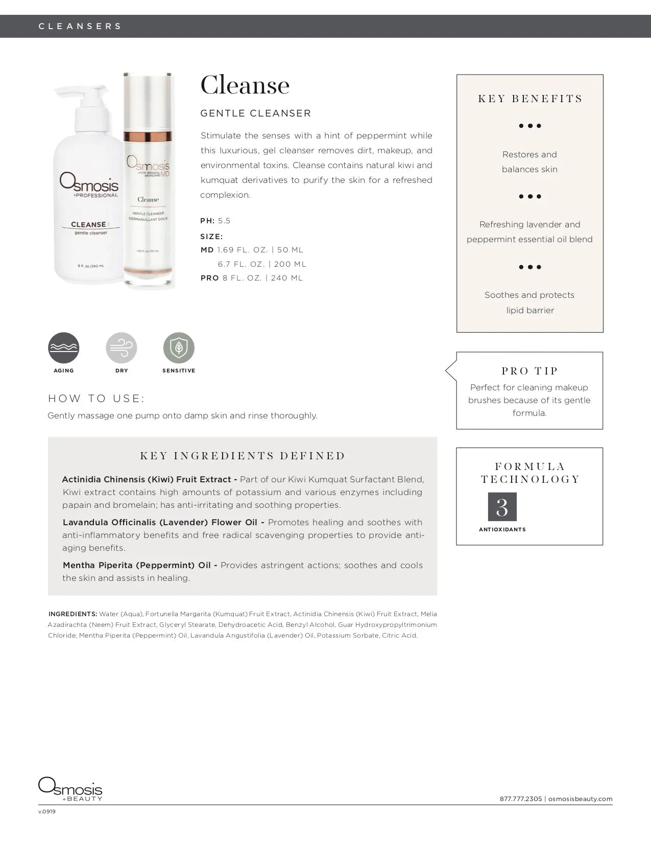 Cleanse - gentle cleanser