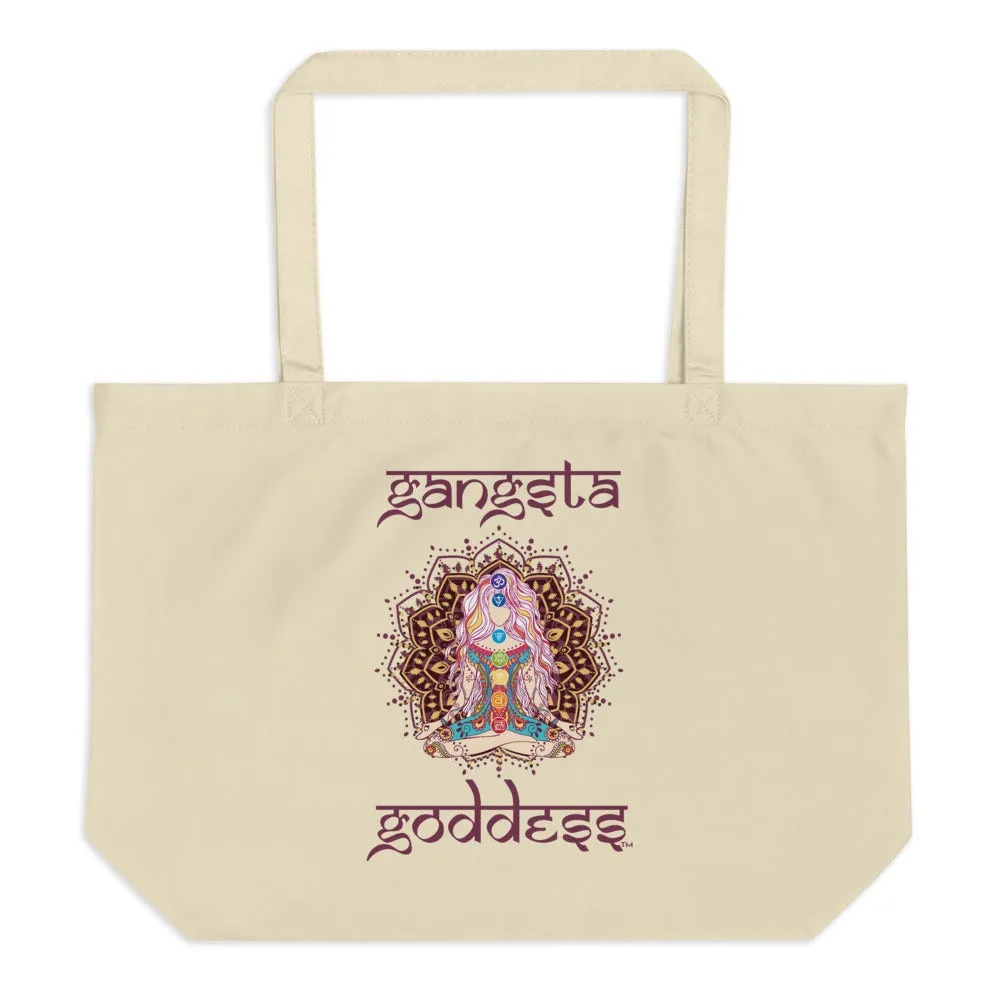 Gangsta Goddess™ Sanskrit Large Eco Tote Bag