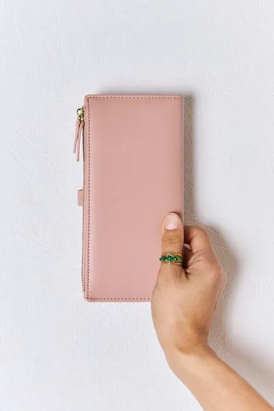 Hazel Blues® |  David Jones Texture PU Leather Wallet