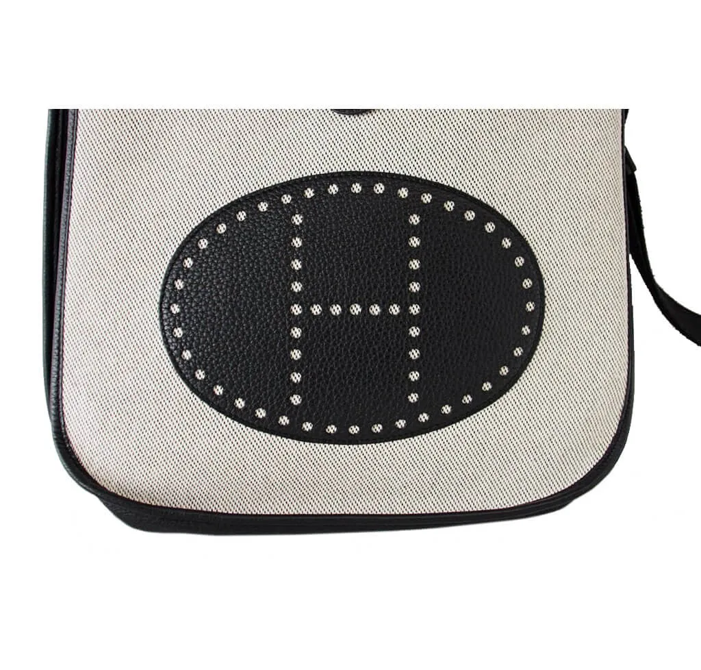 Hermès Evelyne GM Bag Noir Toile