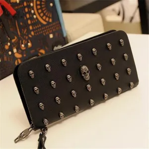 Hot Sale Metal Skull Wallet