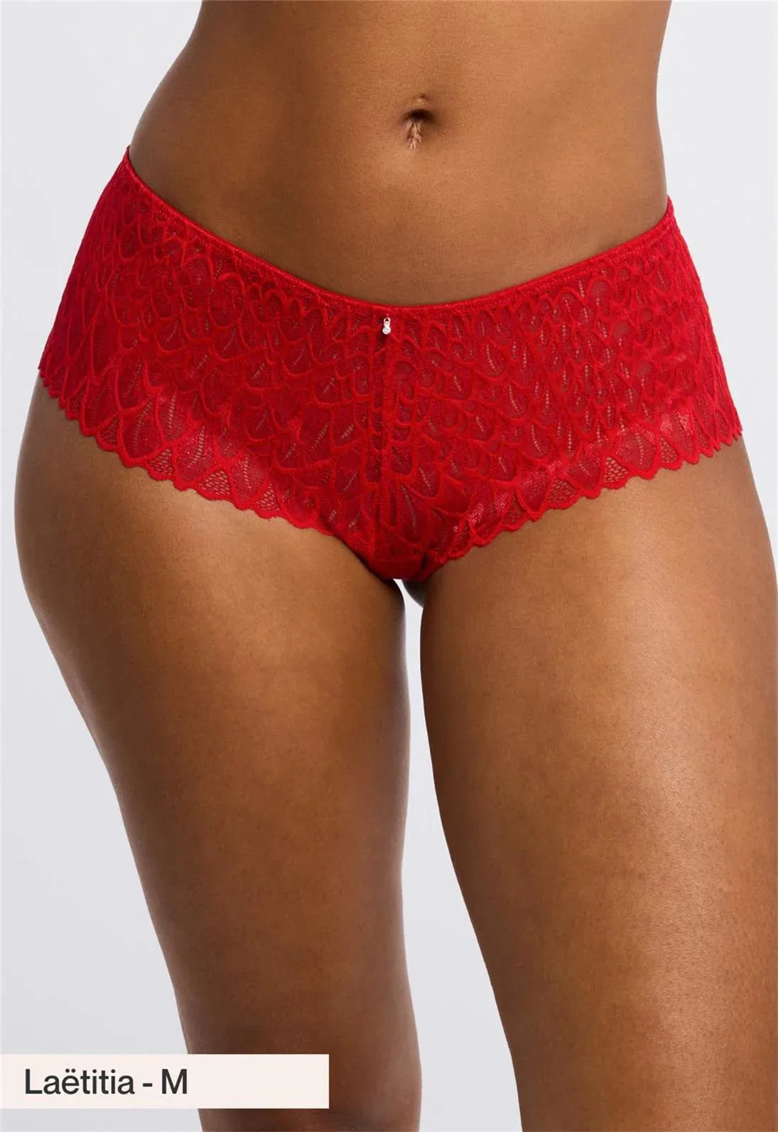 Lacy Brazilian In Sweet Red - Montelle