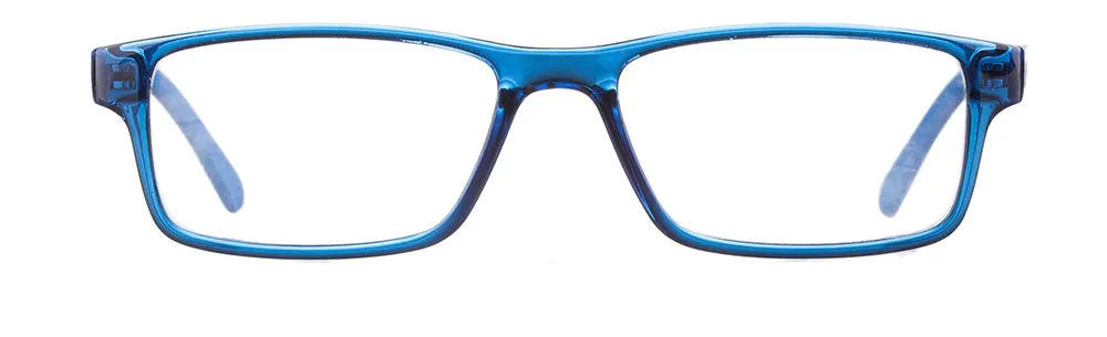 Loris Men's Unbreakable Bendable Rectangular TR90 Eyeglasses, M-302