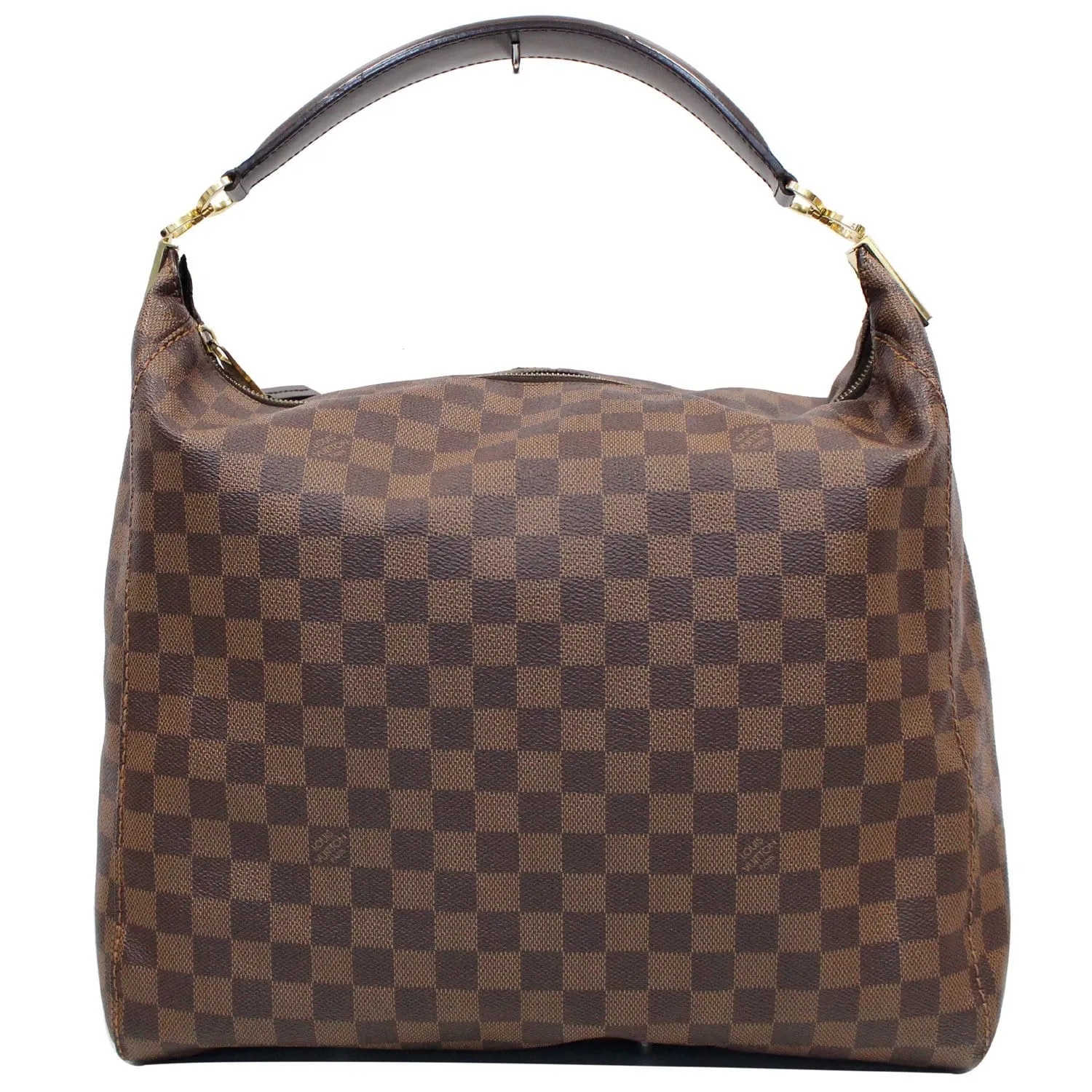LOUIS VUITTON Portobello GM Damier Ebene Shoulder Bag Brown