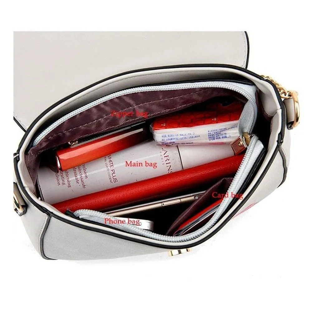 <bold>Messenger / Crossbody Bag <br>Vegan-Leather