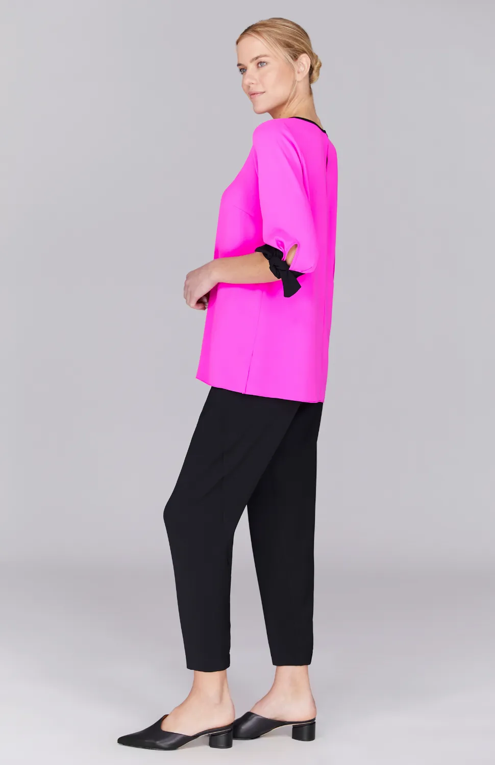 Lustrous Crepe Jogger