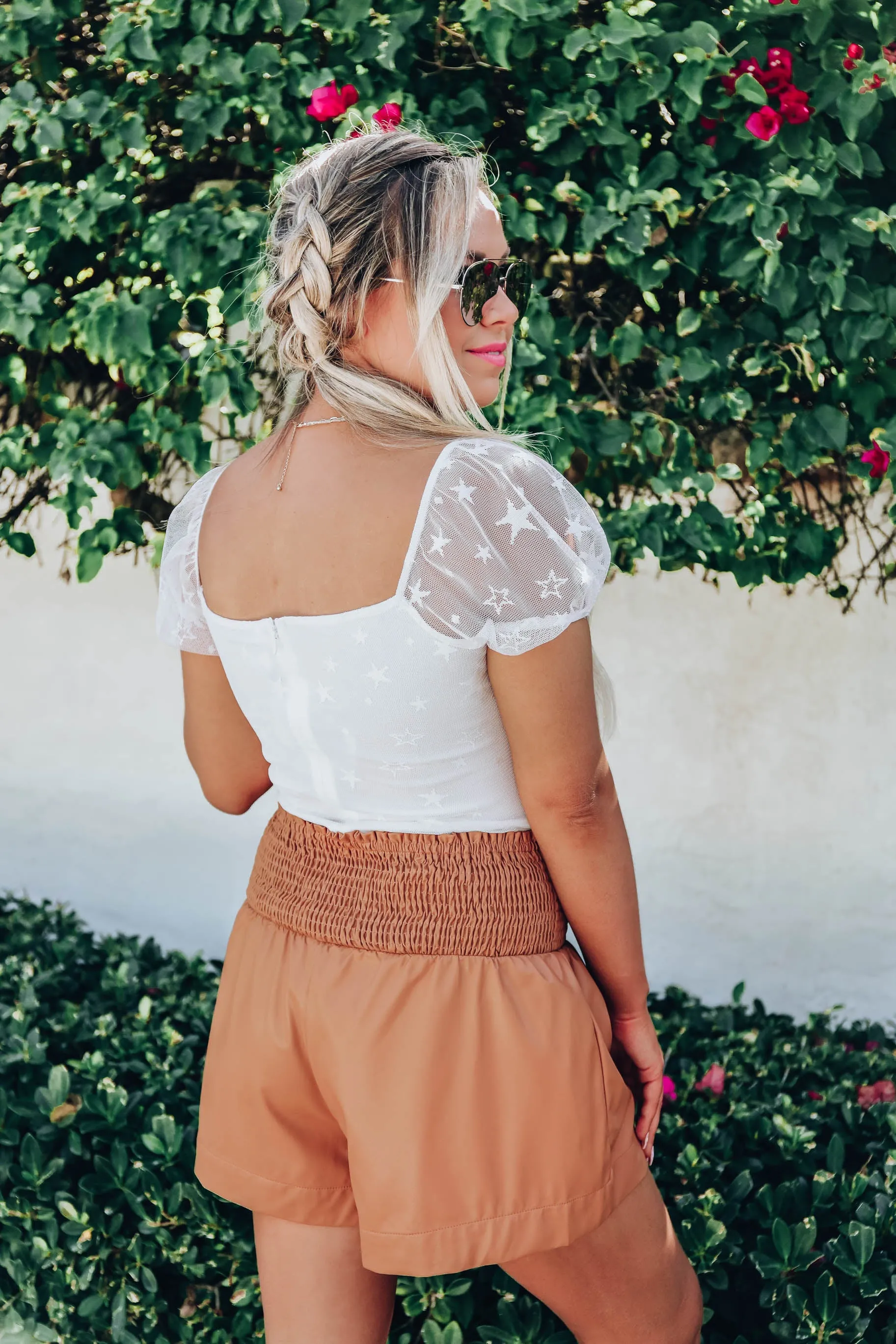 Lustrous Stars Mesh Bodysuit