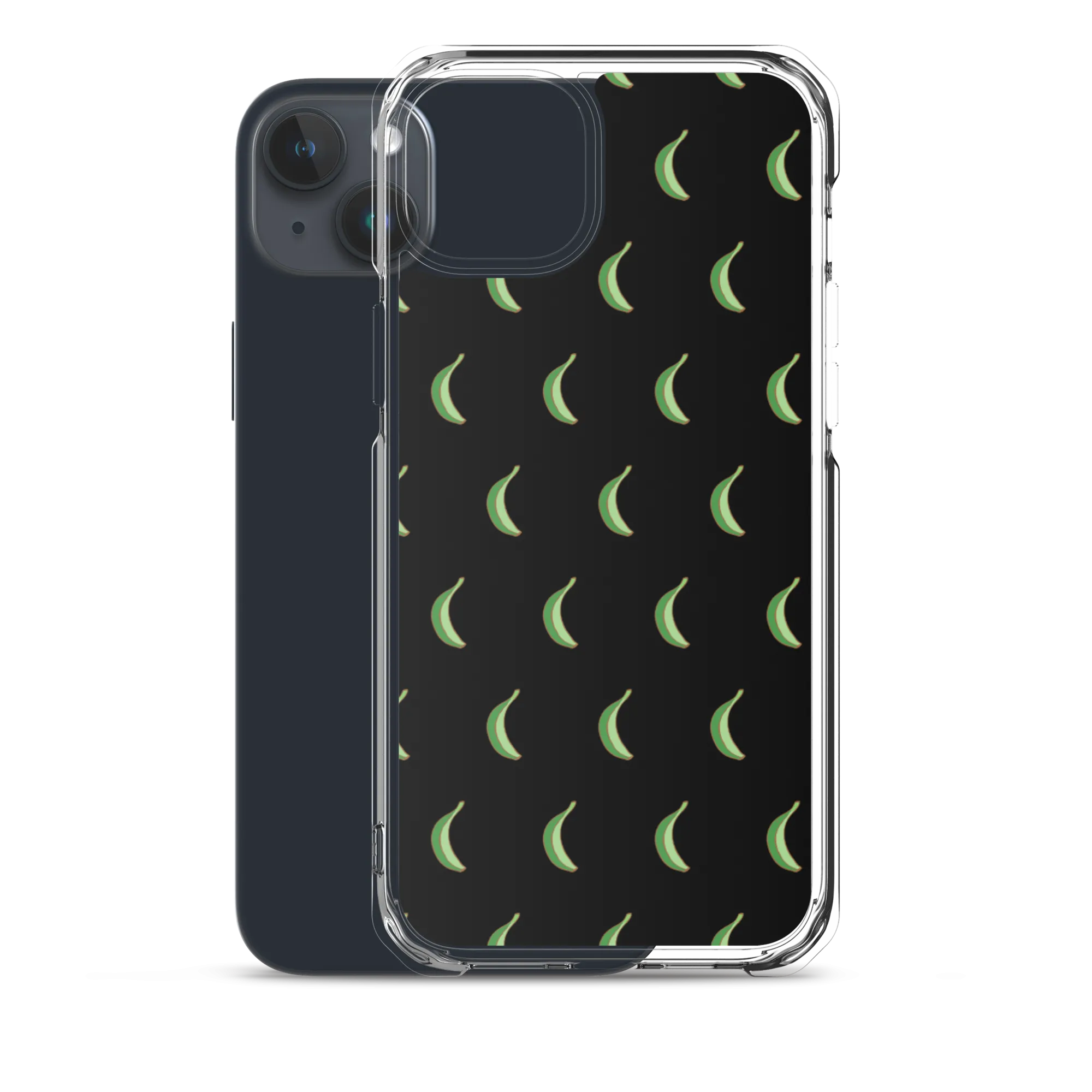 Platano All-Over Dominican iPhone Case (Black)