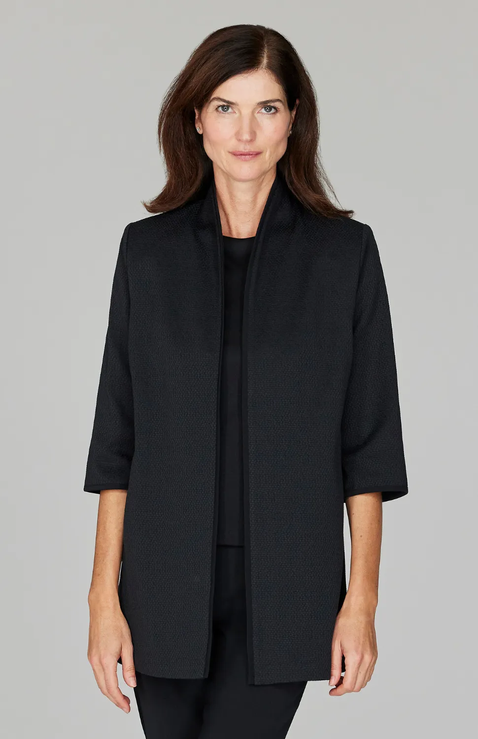 PREORDER Pique High Neck Jacket w/ Bias