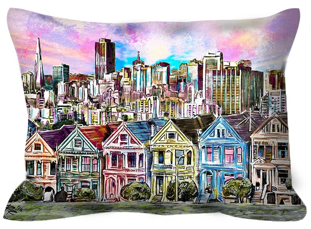 San Francisco Art Print, Skyline art, San Fran Painting