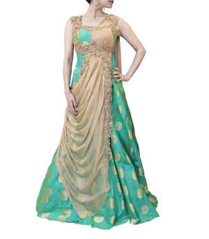 SEA GREEN GOWN