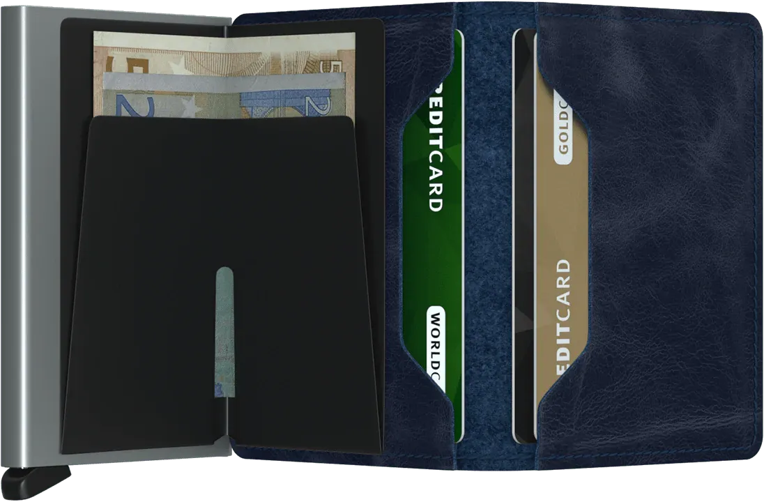 Secrid Slim Wallet - Vintage Blue