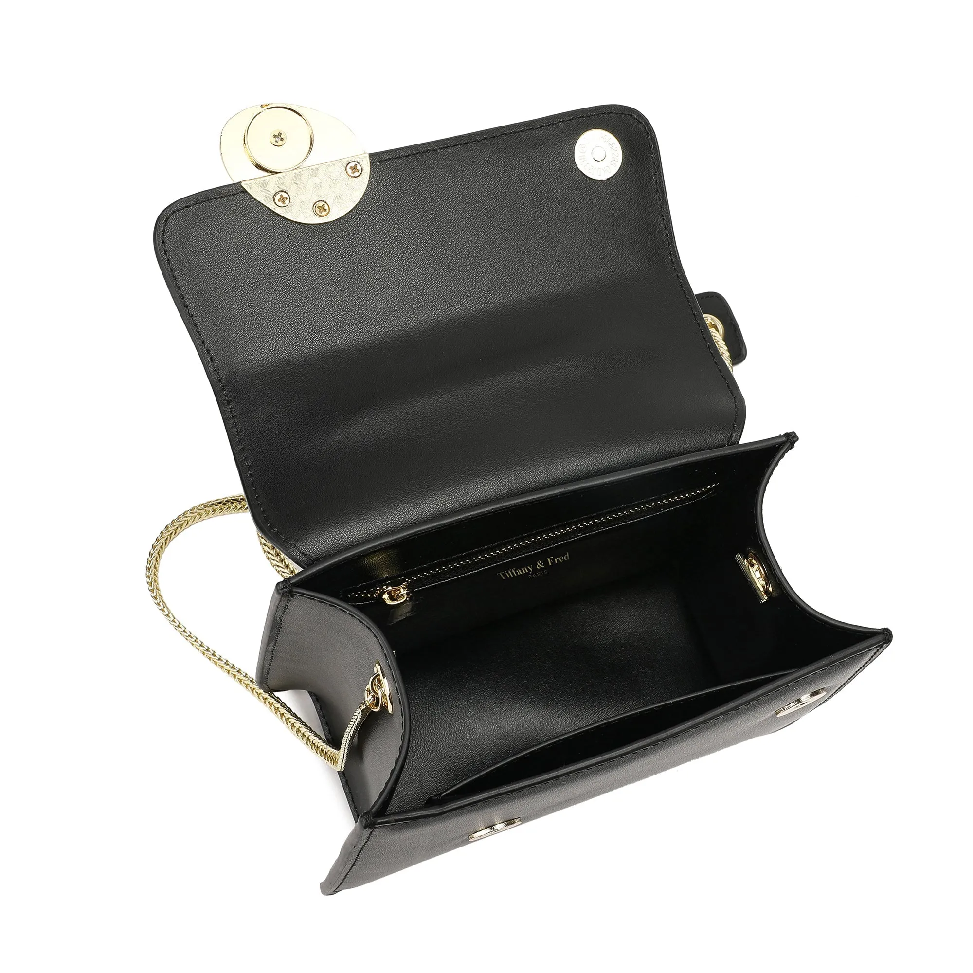 Sheepskin Leather Top-Handle Shoulder Bag